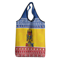 Moldova Christmas Grocery Bag Coat Of Arms Craciun fericit - Wonder Print Shop