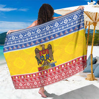 Moldova Christmas Sarong Coat Of Arms Craciun fericit - Wonder Print Shop