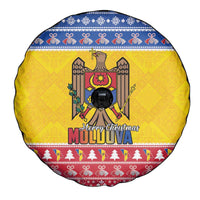 Moldova Christmas Spare Tire Cover Coat Of Arms Craciun fericit - Wonder Print Shop