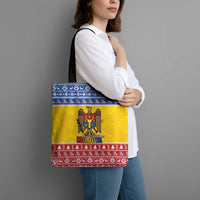 Moldova Christmas Tote Bag Coat Of Arms Craciun fericit - Wonder Print Shop