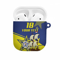 Curacao Football Pride Custom AirPods Case La Familia Azul Go Champions - Wonder Print Shop