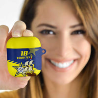 Curacao Football Pride Custom AirPods Case La Familia Azul Go Champions - Wonder Print Shop