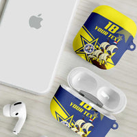 Curacao Football Pride Custom AirPods Case La Familia Azul Go Champions - Wonder Print Shop