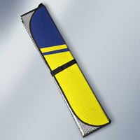 Curacao Football Pride Custom Auto Sun Shade La Familia Azul Go Champions - Wonder Print Shop