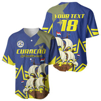 Curacao Football Pride Custom Baseball Jersey La Familia Azul Go Champions - Wonder Print Shop