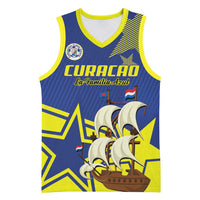 Curacao Football Pride Custom Basketball Jersey La Familia Azul Go Champions - Wonder Print Shop