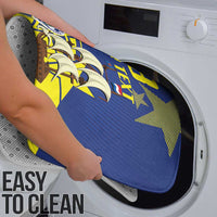 Curacao Football Pride Custom Bathroom Set La Familia Azul Go Champions - Wonder Print Shop