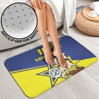 Curacao Football Pride Custom Bathroom Set La Familia Azul Go Champions - Wonder Print Shop