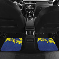 Curacao Football Pride Custom Car Mats La Familia Azul Go Champions - Wonder Print Shop
