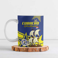 Curacao Football Pride Custom Ceramic Mug La Familia Azul Go Champions - Wonder Print Shop
