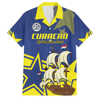 Curacao Football Pride Custom Hawaiian Shirt La Familia Azul Go Champions - Wonder Print Shop