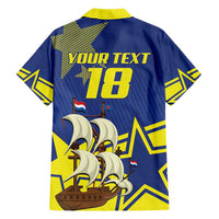 Curacao Football Pride Custom Hawaiian Shirt La Familia Azul Go Champions - Wonder Print Shop