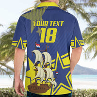 Curacao Football Pride Custom Hawaiian Shirt La Familia Azul Go Champions - Wonder Print Shop