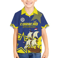 Curacao Football Pride Custom Hawaiian Shirt La Familia Azul Go Champions - Wonder Print Shop