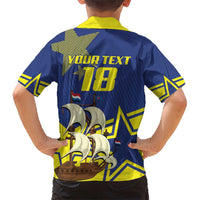 Curacao Football Pride Custom Hawaiian Shirt La Familia Azul Go Champions - Wonder Print Shop