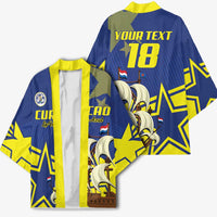 Curacao Football Pride Custom Kimono La Familia Azul Go Champions - Wonder Print Shop
