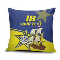 Curacao Football Pride Custom Pillow Cover La Familia Azul Go Champions - Wonder Print Shop