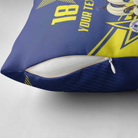 Curacao Football Pride Custom Pillow Cover La Familia Azul Go Champions - Wonder Print Shop