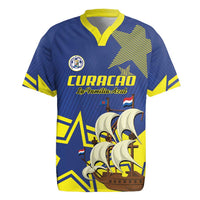Curacao Football Pride Custom Rugby Jersey La Familia Azul Go Champions - Wonder Print Shop