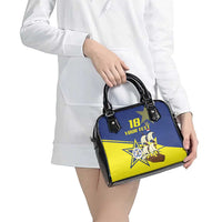 Curacao Football Pride Custom Shoulder Handbag La Familia Azul Go Champions - Wonder Print Shop