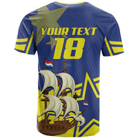 Curacao Football Pride Custom T Shirt La Familia Azul Go Champions - Wonder Print Shop