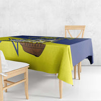 Curacao Football Pride Custom Tablecloth La Familia Azul Go Champions - Wonder Print Shop