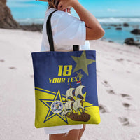 Curacao Football Pride Custom Tote Bag La Familia Azul Go Champions - Wonder Print Shop
