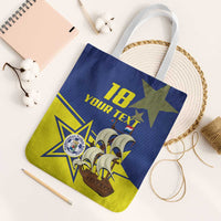 Curacao Football Pride Custom Tote Bag La Familia Azul Go Champions - Wonder Print Shop