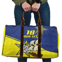 Curacao Football Pride Custom Travel Bag La Familia Azul Go Champions - Wonder Print Shop