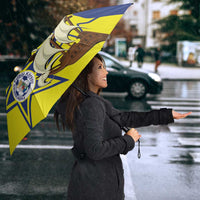 Curacao Football Pride Custom Umbrella La Familia Azul Go Champions - Wonder Print Shop