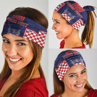 Custom Croatia Football Neck Gaiter Hrvatska Chessboard Heritage - Wonder Print Shop