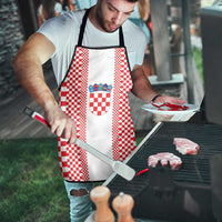 Croatia Football Apron Vatreni Hrvatska Sporty Style - Wonder Print Shop
