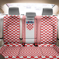 Croatia Football Back Car Seat Cover Vatreni Hrvatska Sporty Style - Wonder Print Shop