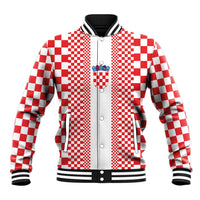 Custom Croatia Football Baseball Jacket Vatreni Hrvatska Sporty Style - Wonder Print Shop