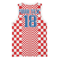 Custom Croatia Football Basketball Jersey Vatreni Hrvatska Sporty Style - Wonder Print Shop