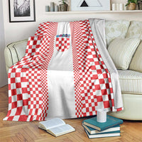 Croatia Football Blanket Vatreni Hrvatska Sporty Style - Wonder Print Shop