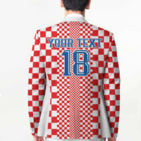 Custom Croatia Football Blazer Vatreni Hrvatska Sporty Style - Wonder Print Shop