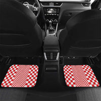 Custom Croatia Football Car Mats Vatreni Hrvatska Sporty Style - Wonder Print Shop