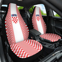 Croatia Football Car Seat Cover Vatreni Hrvatska Sporty Style - Wonder Print Shop
