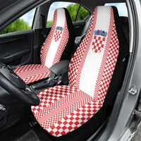 Croatia Football Car Seat Cover Vatreni Hrvatska Sporty Style - Wonder Print Shop