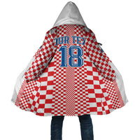 Custom Croatia Football Cloak Vatreni Hrvatska Sporty Style - Wonder Print Shop