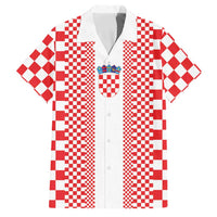 Custom Croatia Football Family Matching Mermaid Dress and Hawaiian Shirt Vatreni Hrvatska Sporty Style - Wonder Print Shop