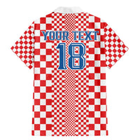 Custom Croatia Football Family Matching Mermaid Dress and Hawaiian Shirt Vatreni Hrvatska Sporty Style - Wonder Print Shop