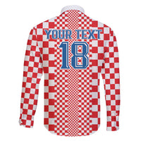 Custom Croatia Football Family Matching Mermaid Dress and Hawaiian Shirt Vatreni Hrvatska Sporty Style - Wonder Print Shop