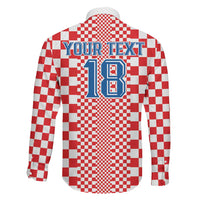 Custom Croatia Football Family Matching Summer Maxi Dress and Hawaiian Shirt Vatreni Hrvatska Sporty Style - Wonder Print Shop