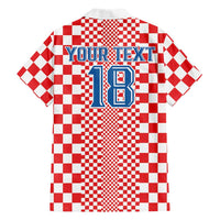 Custom Croatia Football Family Matching Tank Maxi Dress and Hawaiian Shirt Vatreni Hrvatska Sporty Style - Wonder Print Shop