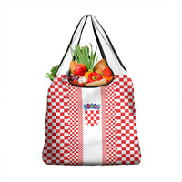 Croatia Football Grocery Bag Vatreni Hrvatska Sporty Style - Wonder Print Shop