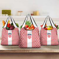 Croatia Football Grocery Bag Vatreni Hrvatska Sporty Style - Wonder Print Shop