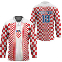 Custom Croatia Football Hockey Jersey Vatreni Hrvatska Sporty Style - Wonder Print Shop