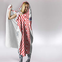 Croatia Football Hooded Blanket Vatreni Hrvatska Sporty Style - Wonder Print Shop